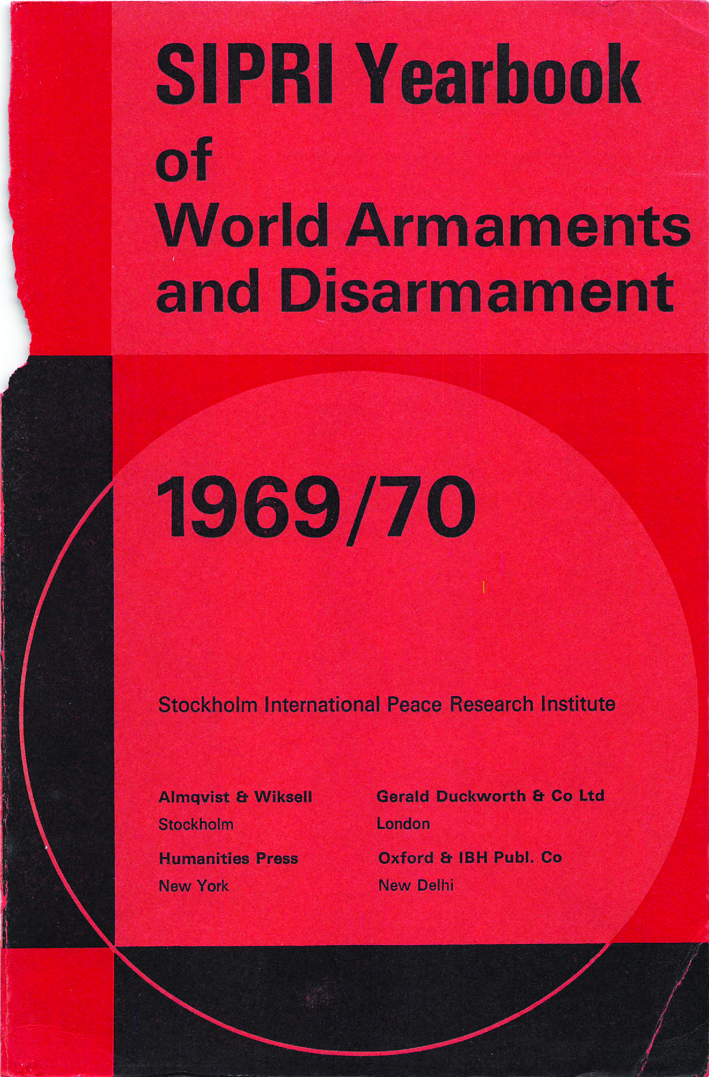 SIPRI yearbook 1969-70 cover