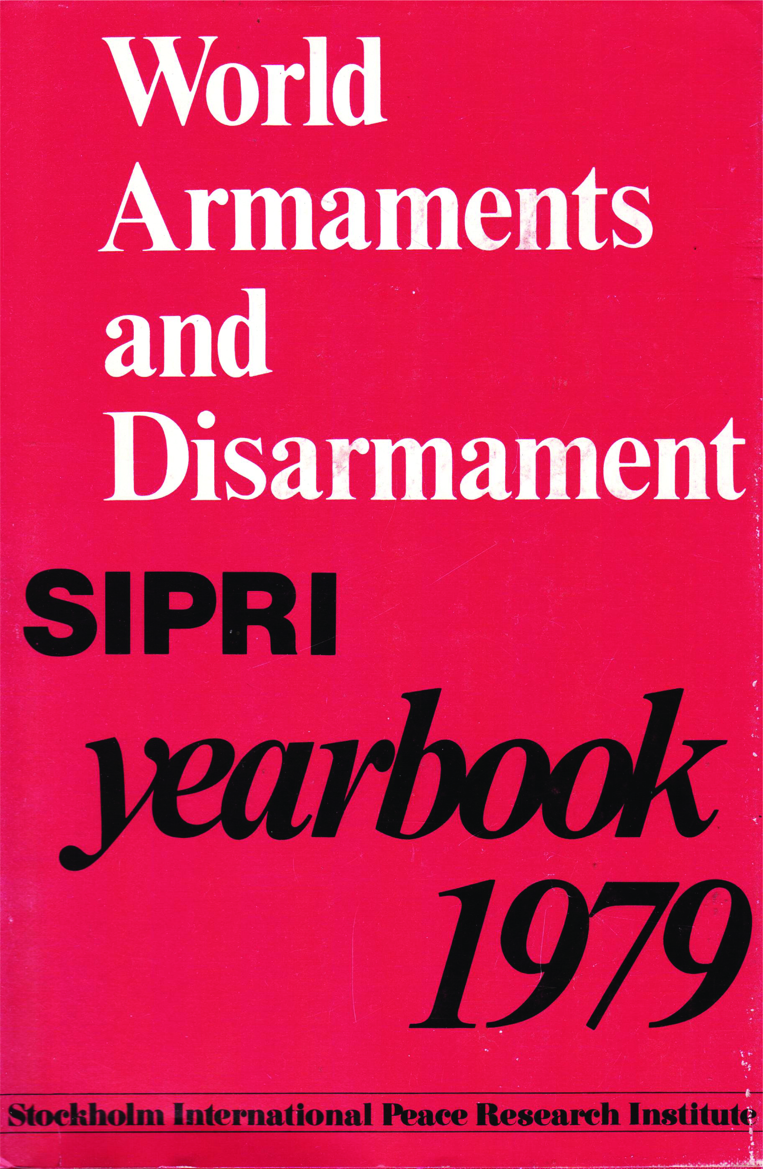 SIPRI yearbook 1979 cover