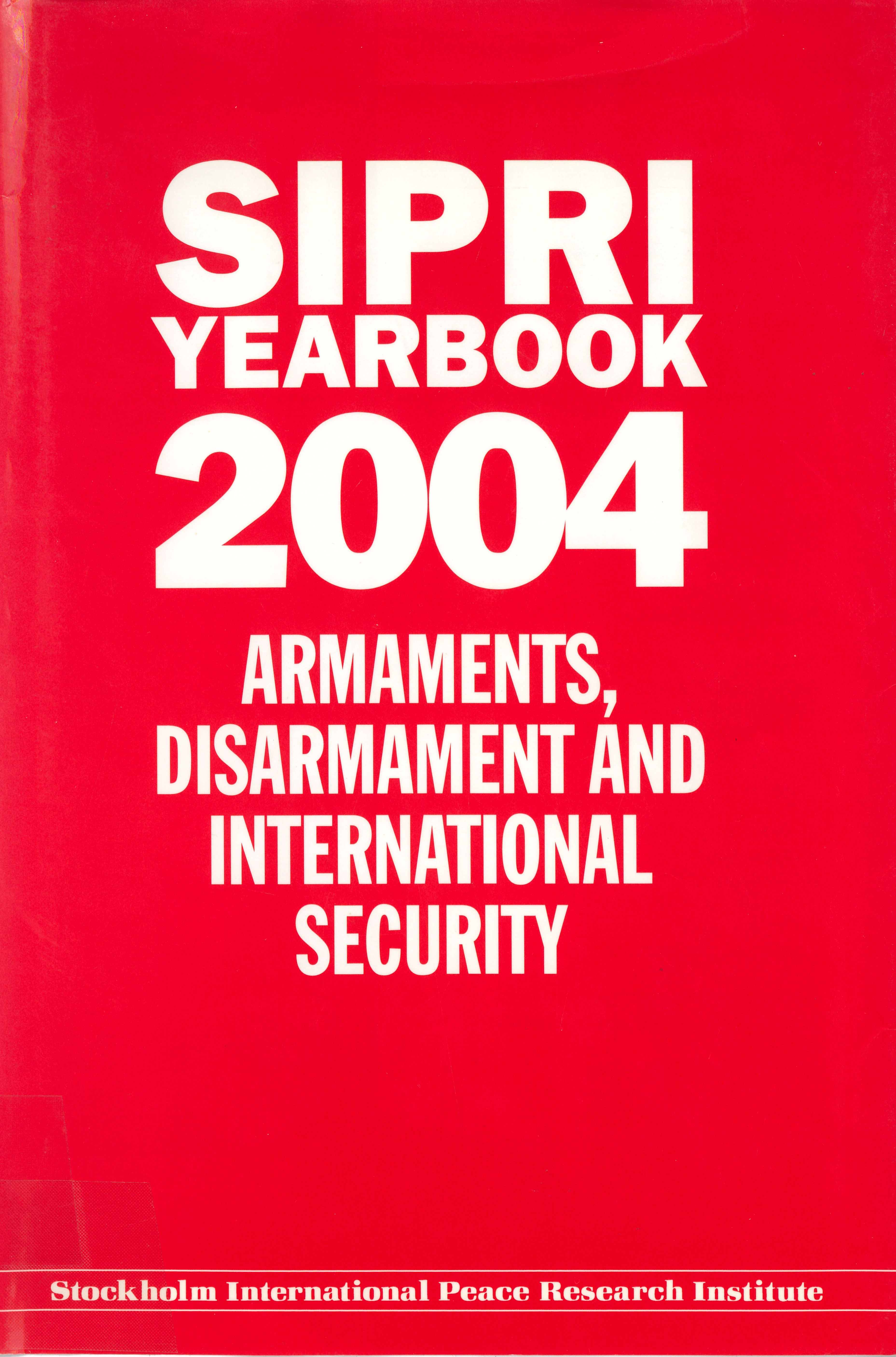 SIPRI yearbook 2004 cover
