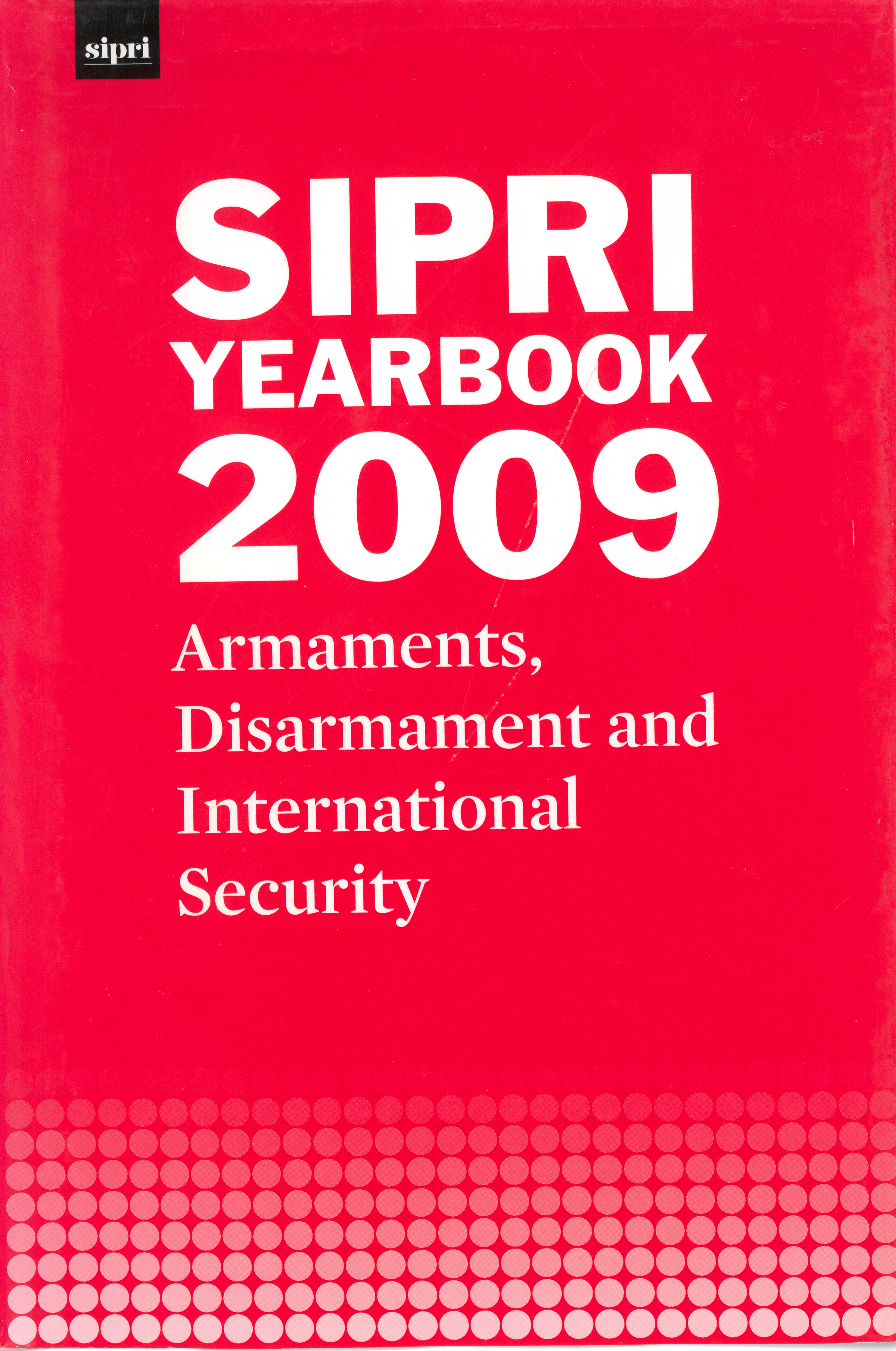 SIPRI yearbook 2009 cover