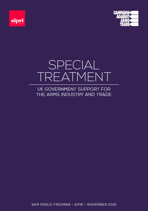 Special Treatment UK Government Support for the Arms Industry and