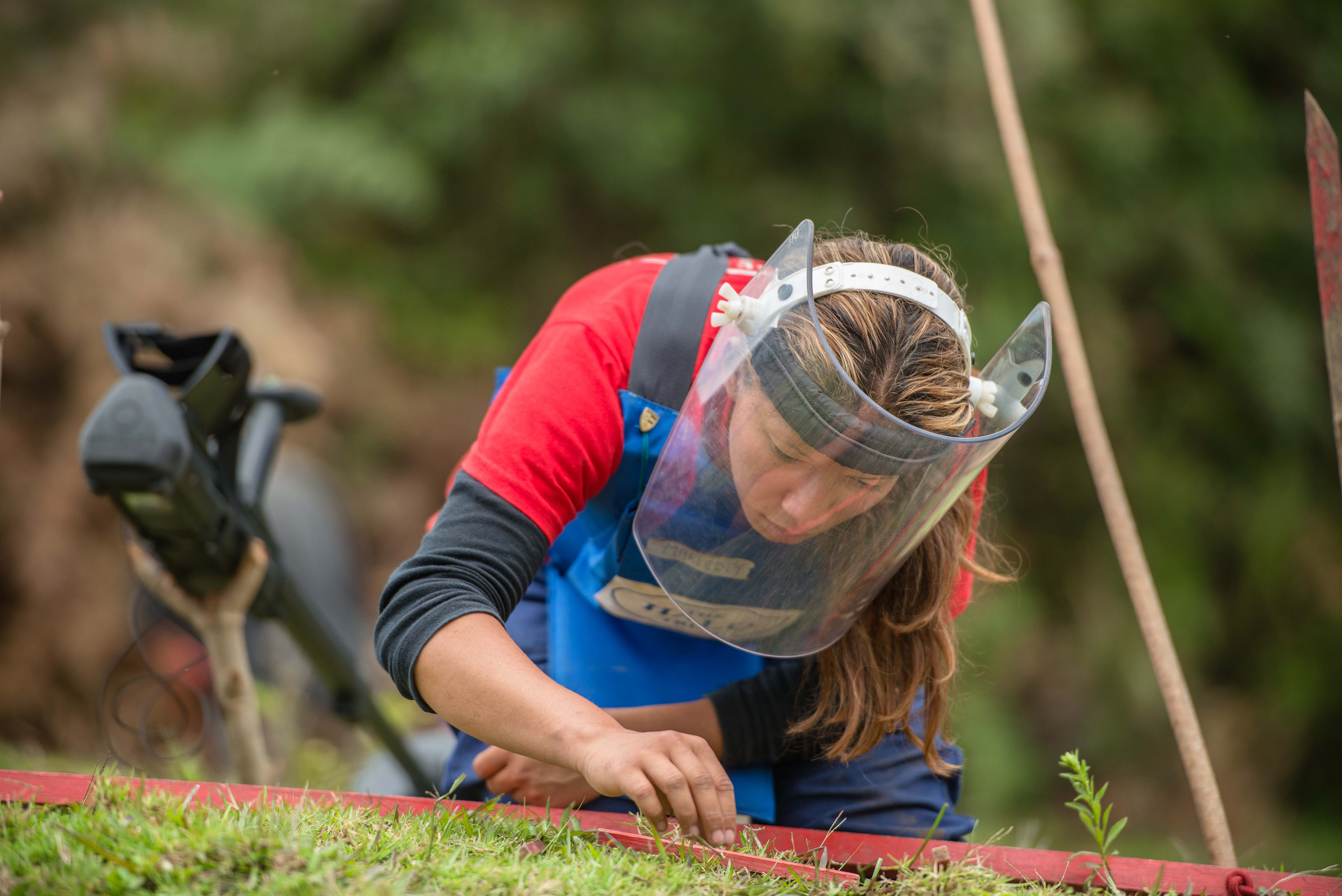 demining