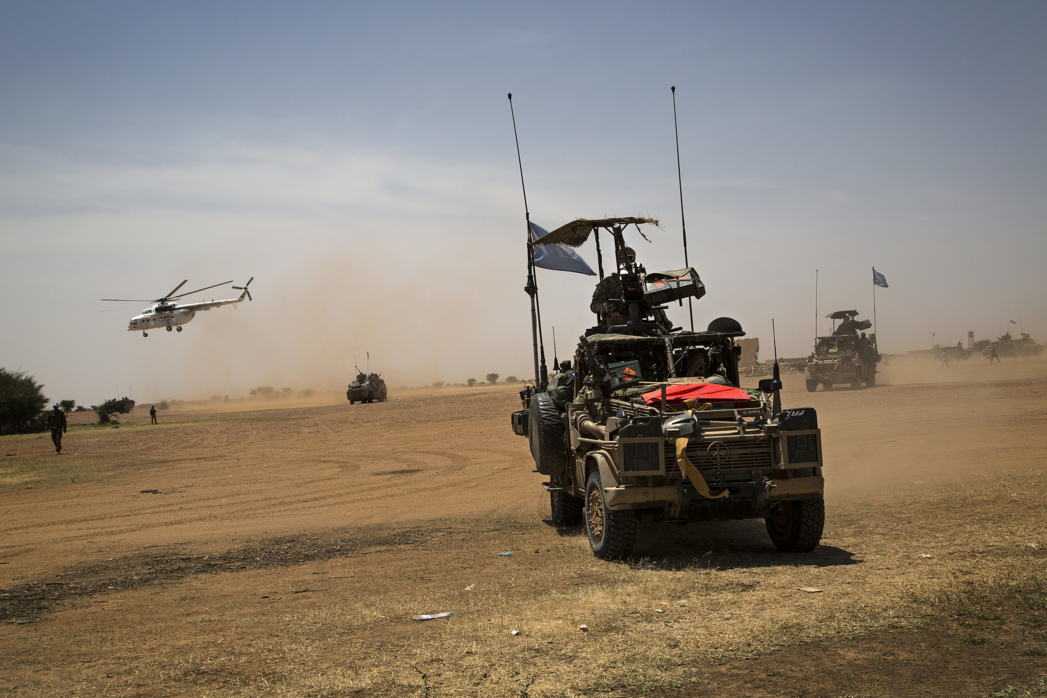 MINUSMA Force Commander Visits Anefis in Northern Mali. Photo: United Nations