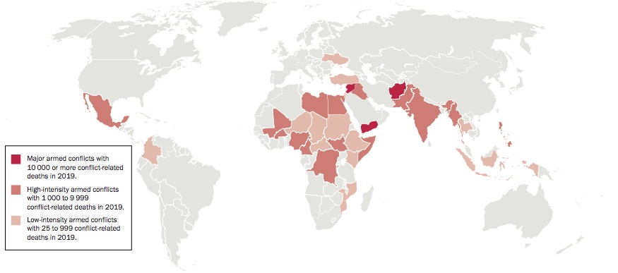Armed conflicts in 2019