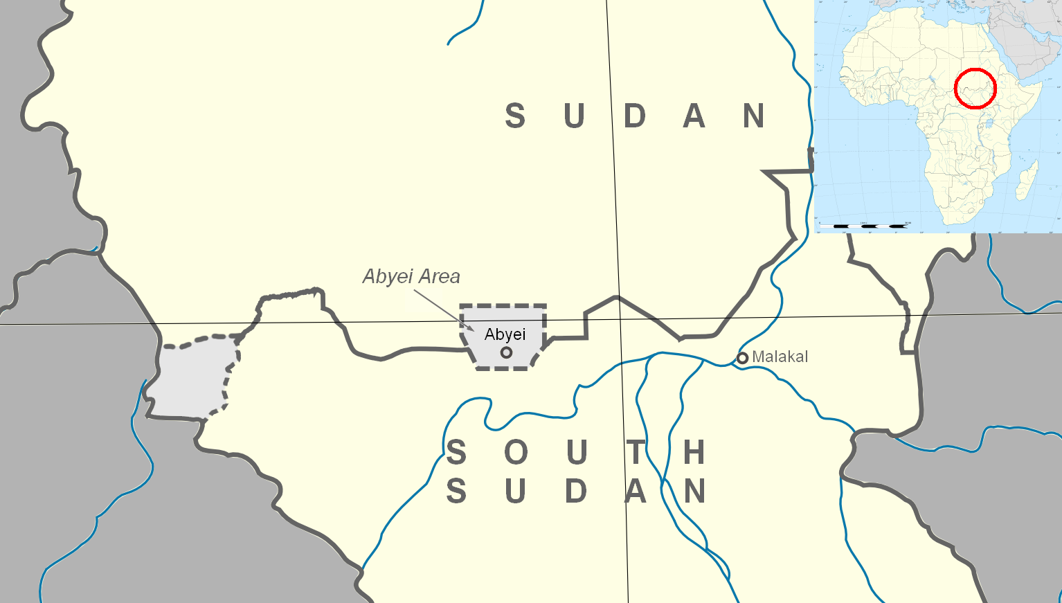 Map Of Abyei Area En 