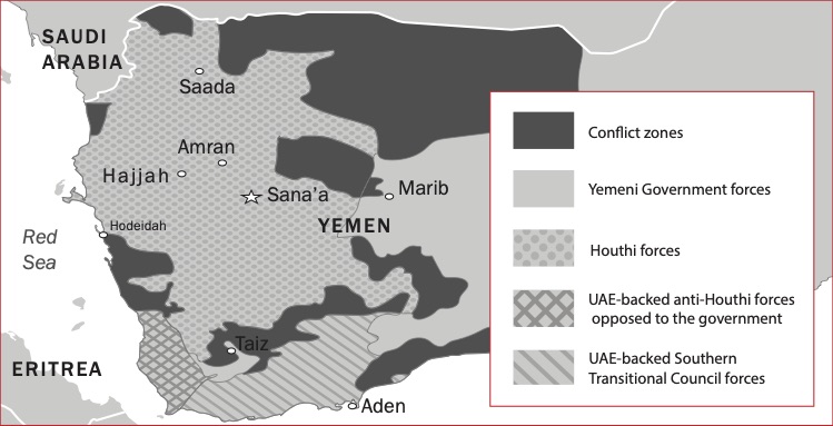 Map Yemen