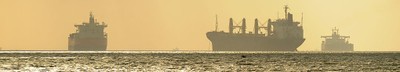 Photo of cargo ships