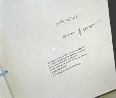 US President Clinton's 'signature' on the CTBT. Photo: CTBTO