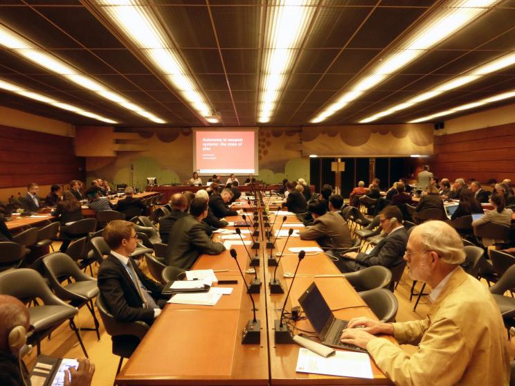Autonomy in Weapon Systems side event at the United Nations in Geneva