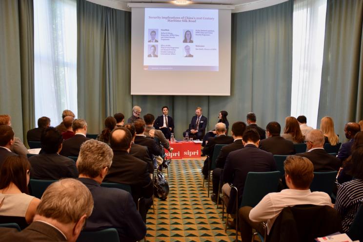SIPRI panel discussion during 'Security implications of China’s 21st Century Maritime Silk Road' event