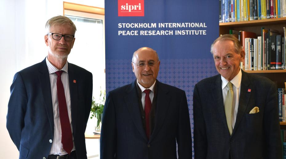 SIPRI hosts former Minister of Foreign Affairs of Kuwait