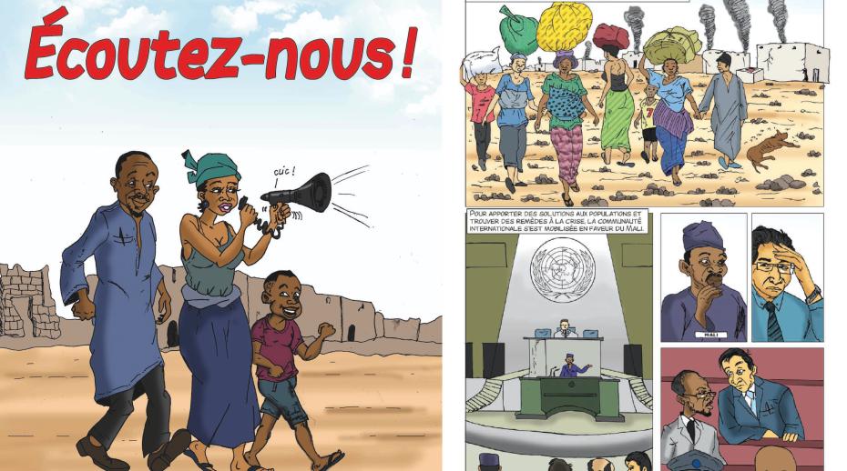 SIPRI and Point Sud release comic book on security, governance and development in central Mali