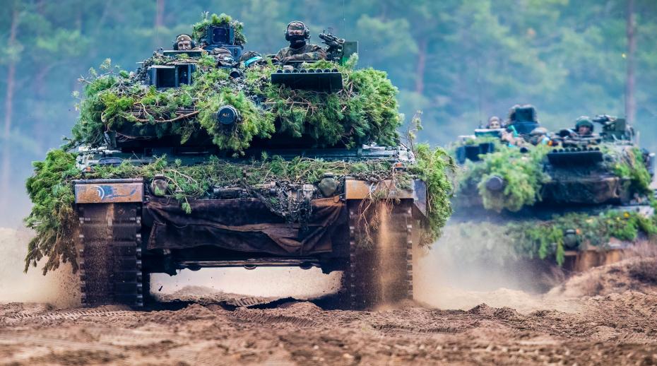 Main battle tank Leopard 2 A6 Version by the German Armed Forces