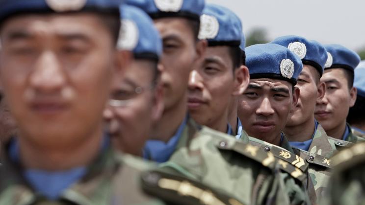 Chinese engineers join the UN peacekeeping force in Darfur, 2008