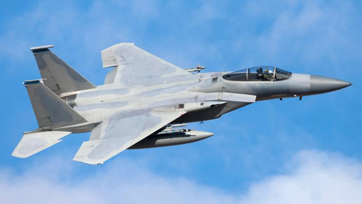 Photo of F-15 fighter jet