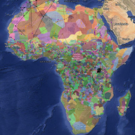 Map of African diversity