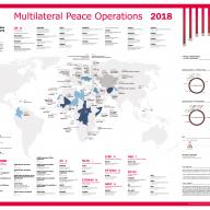 Map of multilateral peace operations in 2018 