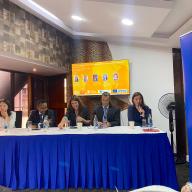 (Left) Dr Kyungmee Kim, SIPRI Researcher, speaks on a panel focused on ‘Water Diplomacy and Transboundary Water Resources Management in the Horn of Africa’.