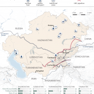 Belt projects in Central Asia