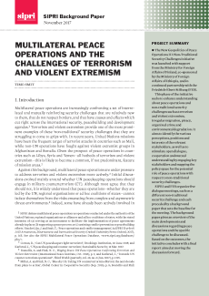 Cover image of Multilateral peace operations and the challenges of terrorism and violent extremism