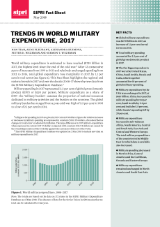 Trends in world military expenditure, 2017