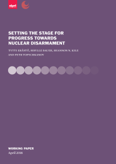 Cover Setting the stage for progress towards nuclear disarmament