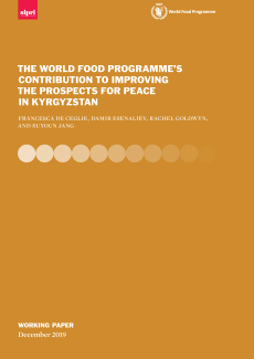 WFP country report cover for Kyrgyzstan