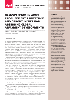 Transparency in Arms Procurement: Limitations and Opportunities for Assessing Global Armament Developments