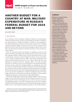 Another Budget for a Country at War: Military Expenditure in Russia’s Federal Budget for 2024 and Beyond