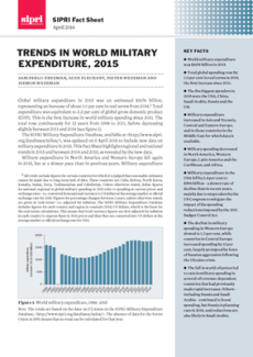 Trends in world military expenditure, 2015 - SIPRI Fact Sheet