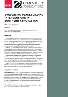 Evaluating peacebuilding interventions in southern Kyrgyzstan