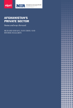 Cover of report 'Afghanistan's private sector: Status and way forward'