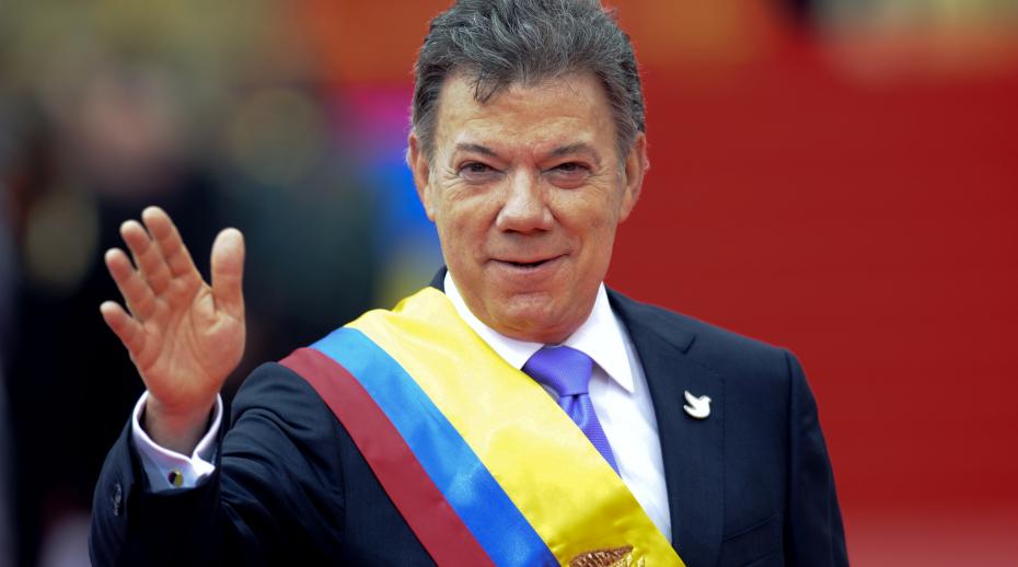 Colombian president Juan Manuel Santos