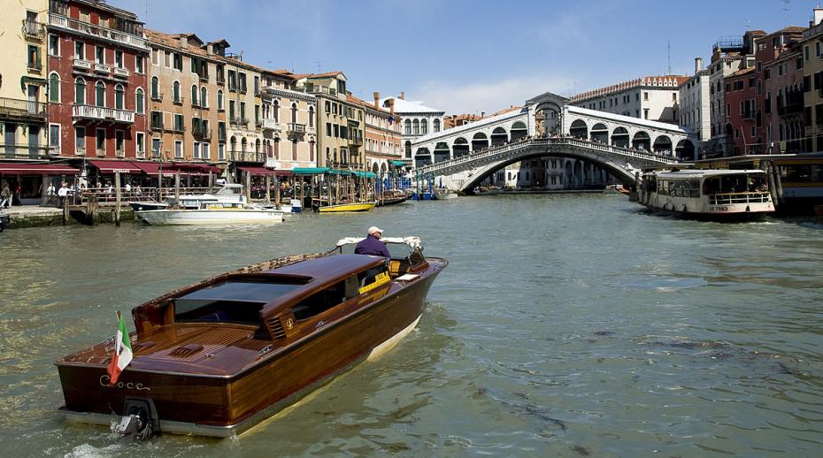 The Rialto Bridge in Venice