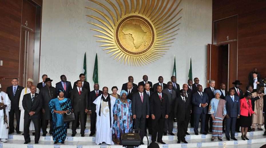 African Union Heads of State at the African Union's 50th anniversary summit in 2013