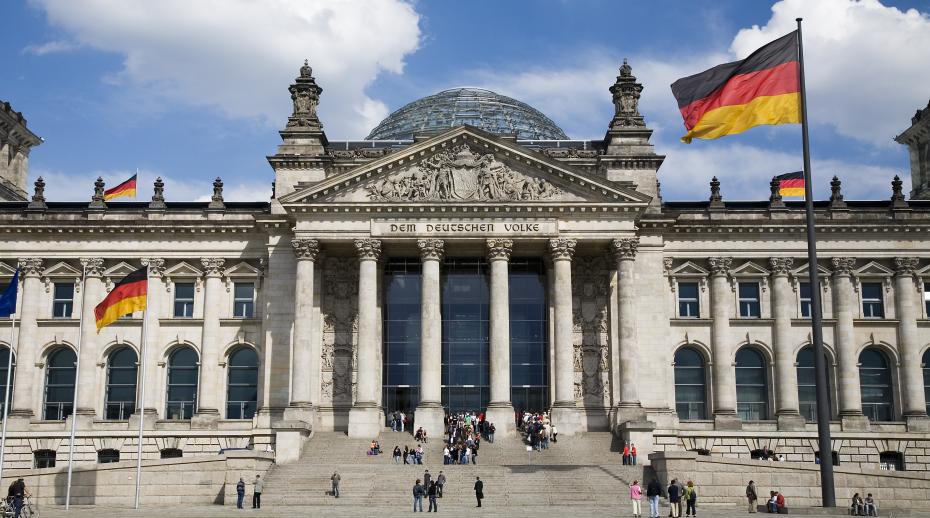 The German Bundestag, national parliament of the Federal Republic of Germany
