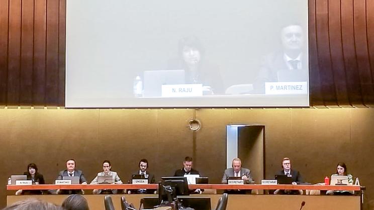 UN open-ended group session on reducing space threats