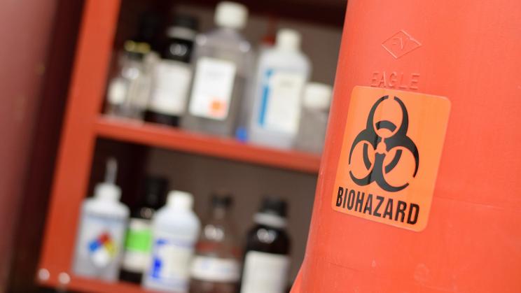 Biohazard chemical cabinet. Photo: Eskra/Wikimedia
