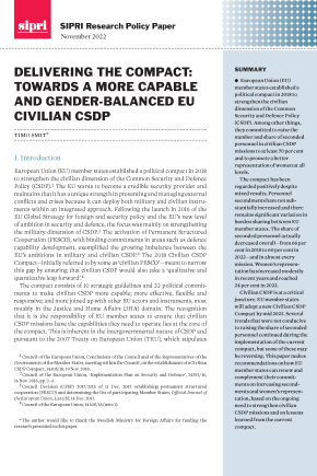 Delivering the Compact: Towards a More Capable and Gender-balanced EU Civilian CSDP