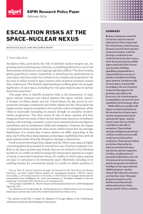 Escalation Risks at The Space–Nuclear Nexus