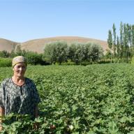 Farmer in Kyrgyzstan