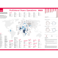 SIPRI Map of Multilateral Peace Operations, 2023