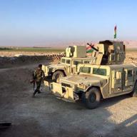 Tank in Erbil, Iraq. Photo: Mohammad Miro Hasinyani.